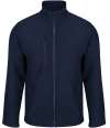 RG681 TRA749 Regatta 4TEX Stretch Three Layer Soft Shell Bodywarmer Navy/Navy colour image
